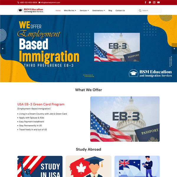 Education website project
