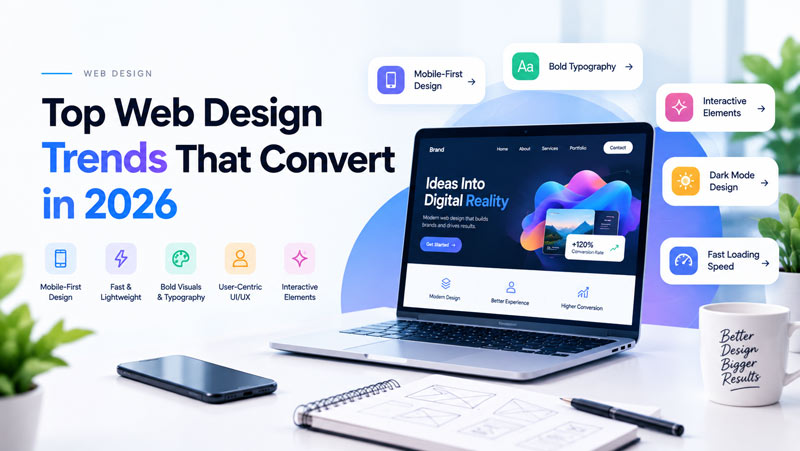 Modern web design trends
