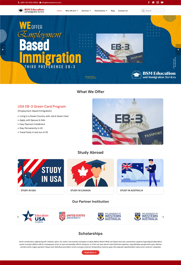 Edu Visa project showcase